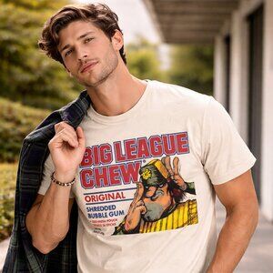 Big League Chew “Original Shredded Bubble Gum” Graphic T-Shirt – Size Medium